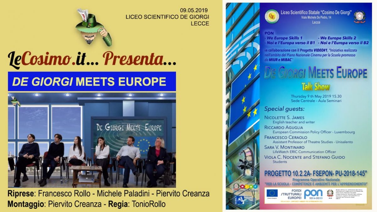 De Giorgi meets Europe, il talk show